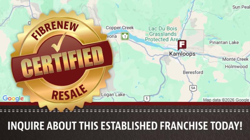 Established Fibrenew Territory with Over 10 Years of History – Kamloops, BC